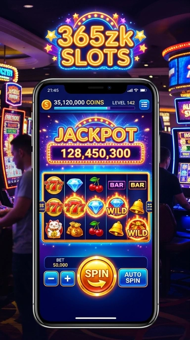 Cuplikan layar menu unduhan 8728slots untuk perangkat Android